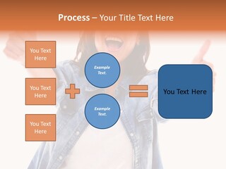 Gesture Woman Hand PowerPoint Template