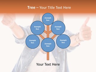 Gesture Woman Hand PowerPoint Template