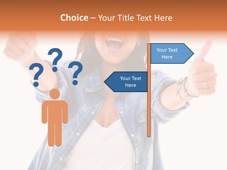 Gesture Woman Hand PowerPoint Template