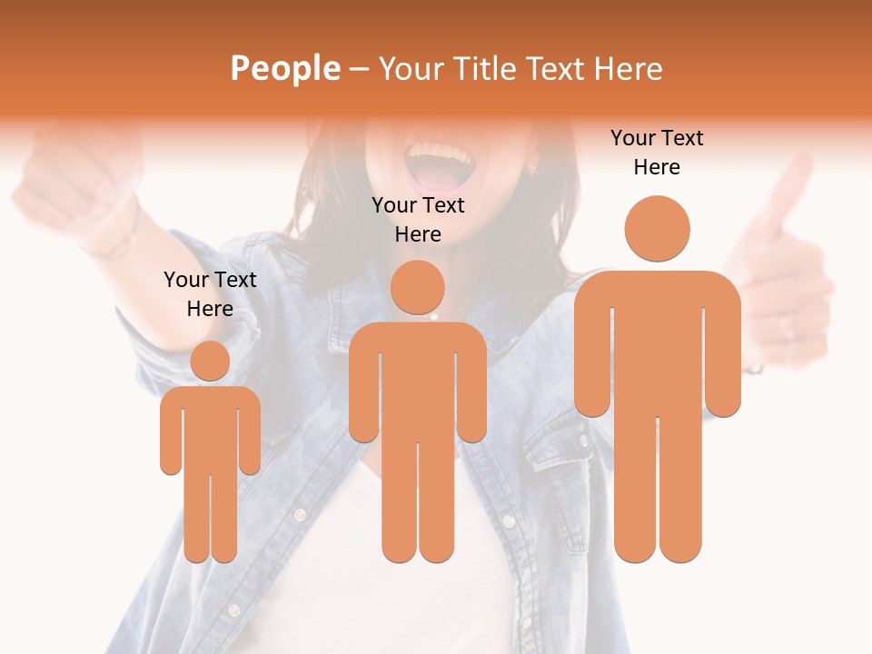 Gesture Woman Hand PowerPoint Template