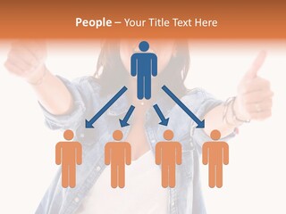 Gesture Woman Hand PowerPoint Template