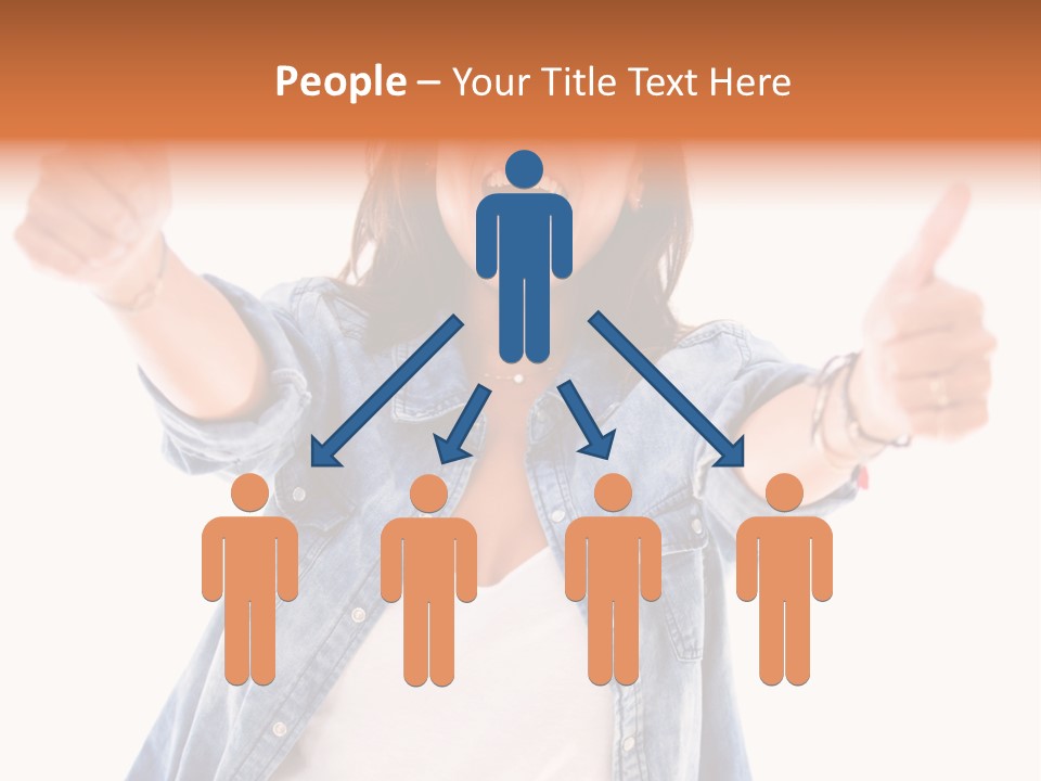 Gesture Woman Hand PowerPoint Template