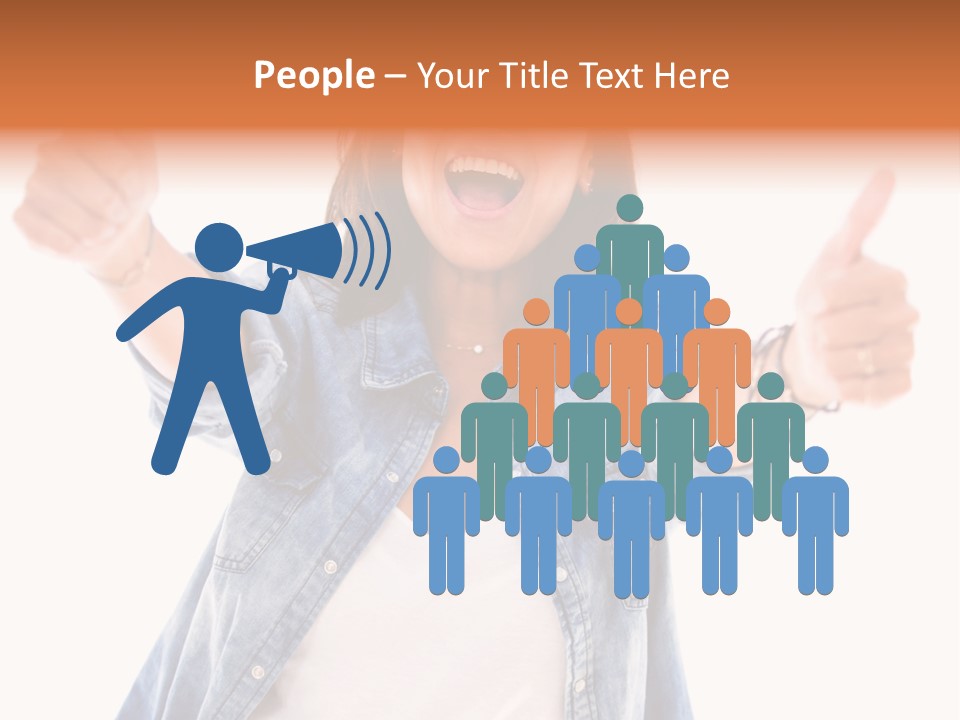 Gesture Woman Hand PowerPoint Template