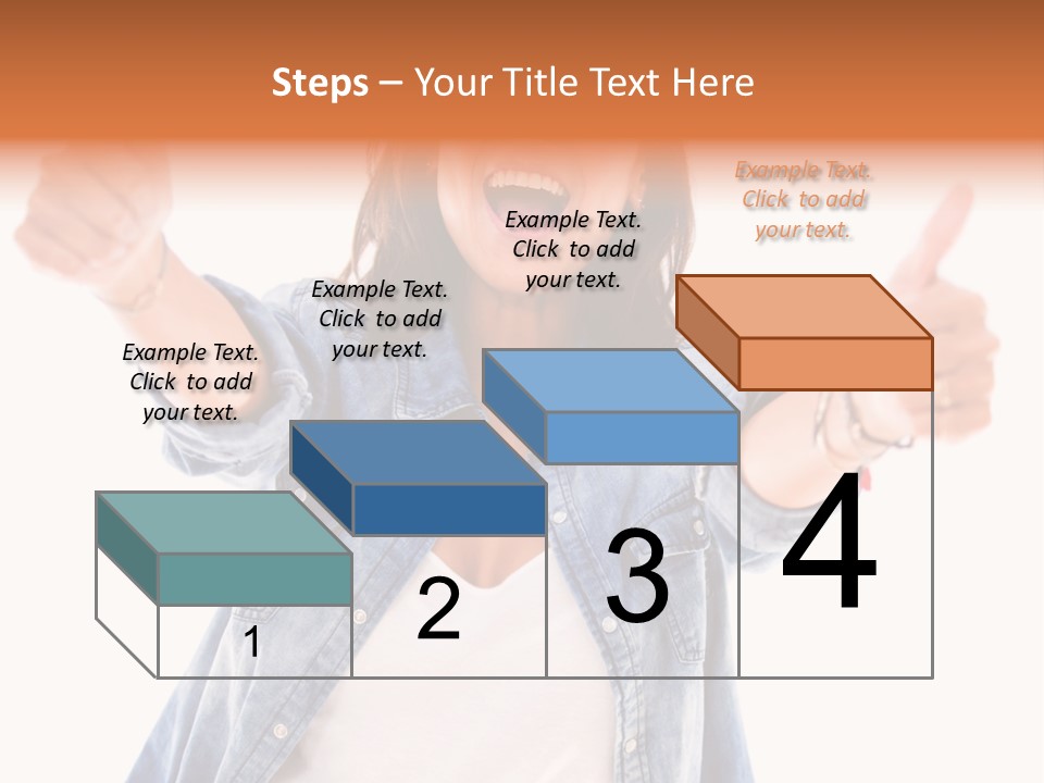 Gesture Woman Hand PowerPoint Template