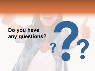 Gesture Woman Hand PowerPoint Template