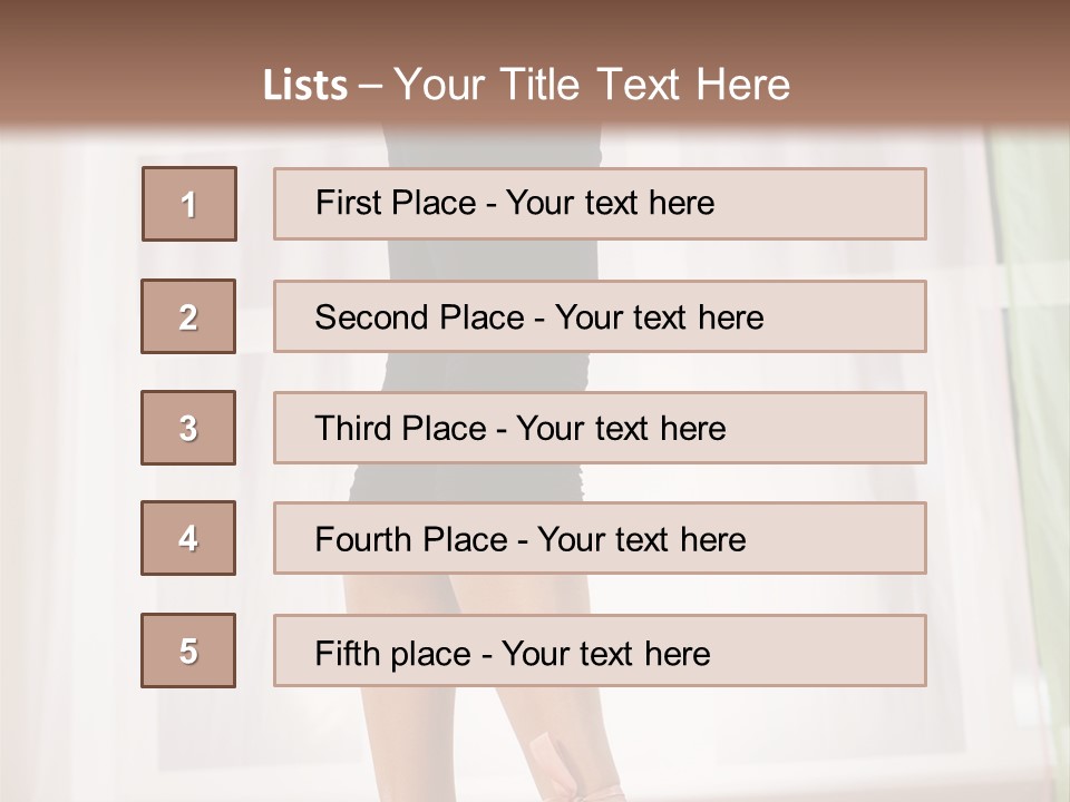 Floor Mom Dancer PowerPoint Template