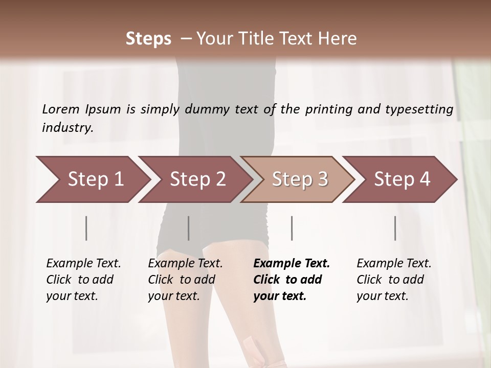 Floor Mom Dancer PowerPoint Template