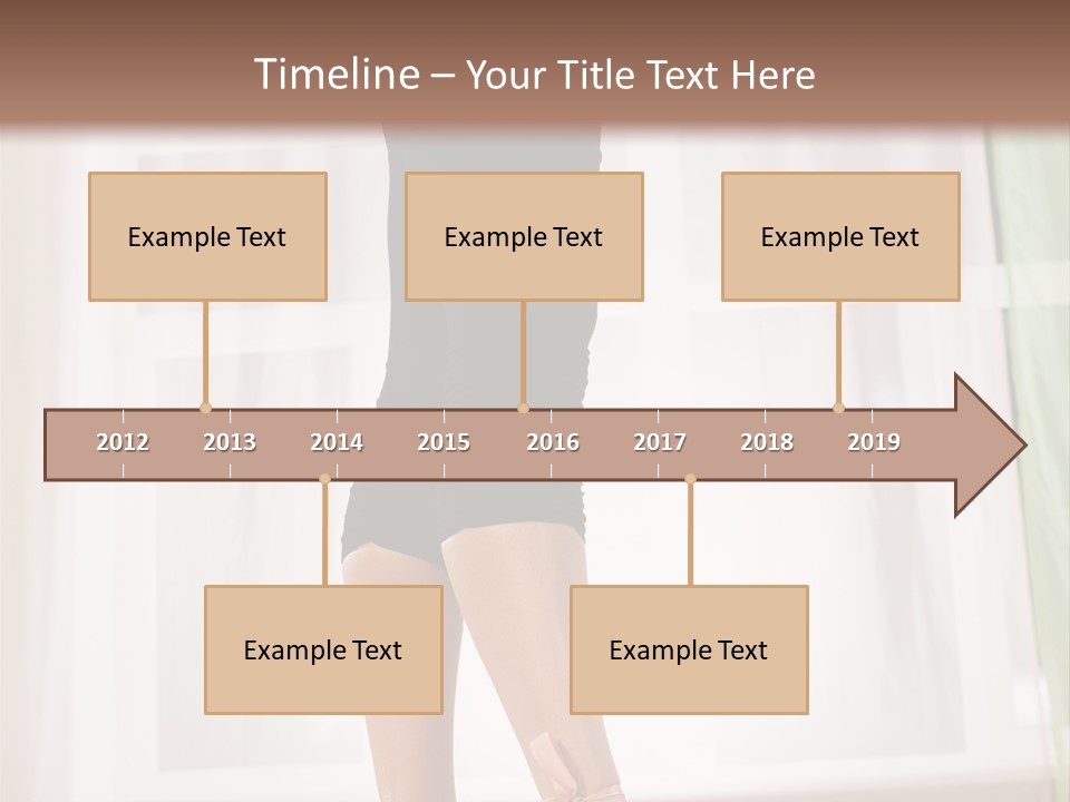 Floor Mom Dancer PowerPoint Template