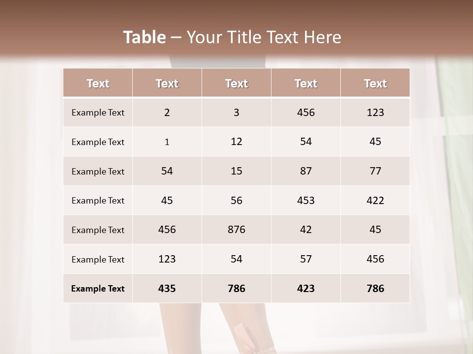 Floor Mom Dancer PowerPoint Template