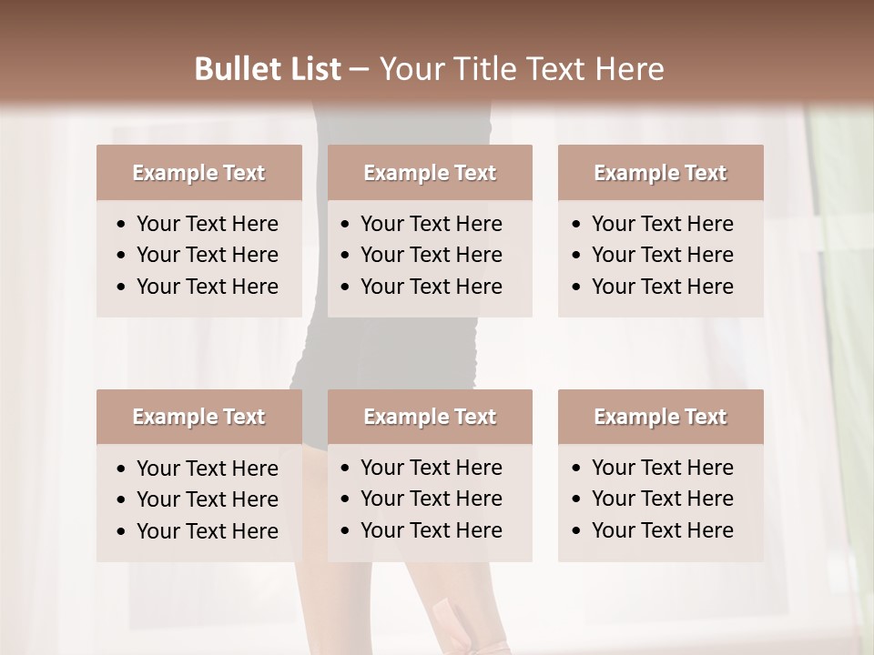 Floor Mom Dancer PowerPoint Template