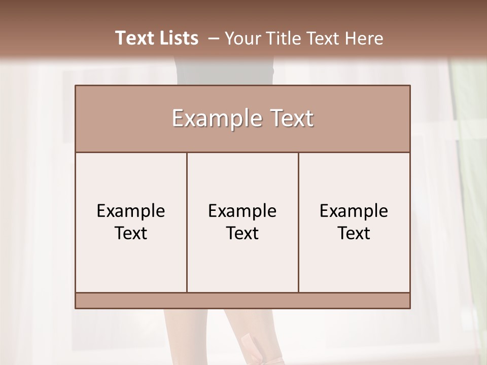 Floor Mom Dancer PowerPoint Template
