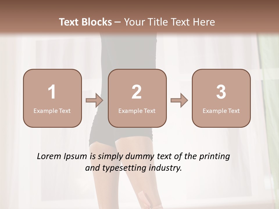 Floor Mom Dancer PowerPoint Template