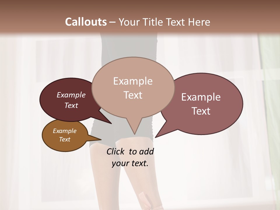 Floor Mom Dancer PowerPoint Template