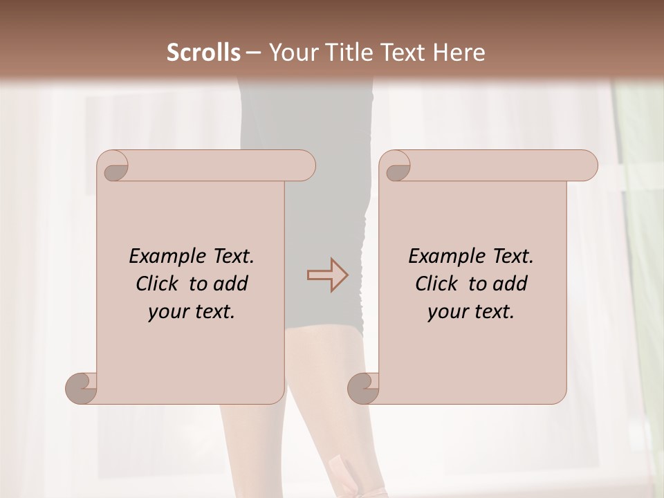 Floor Mom Dancer PowerPoint Template