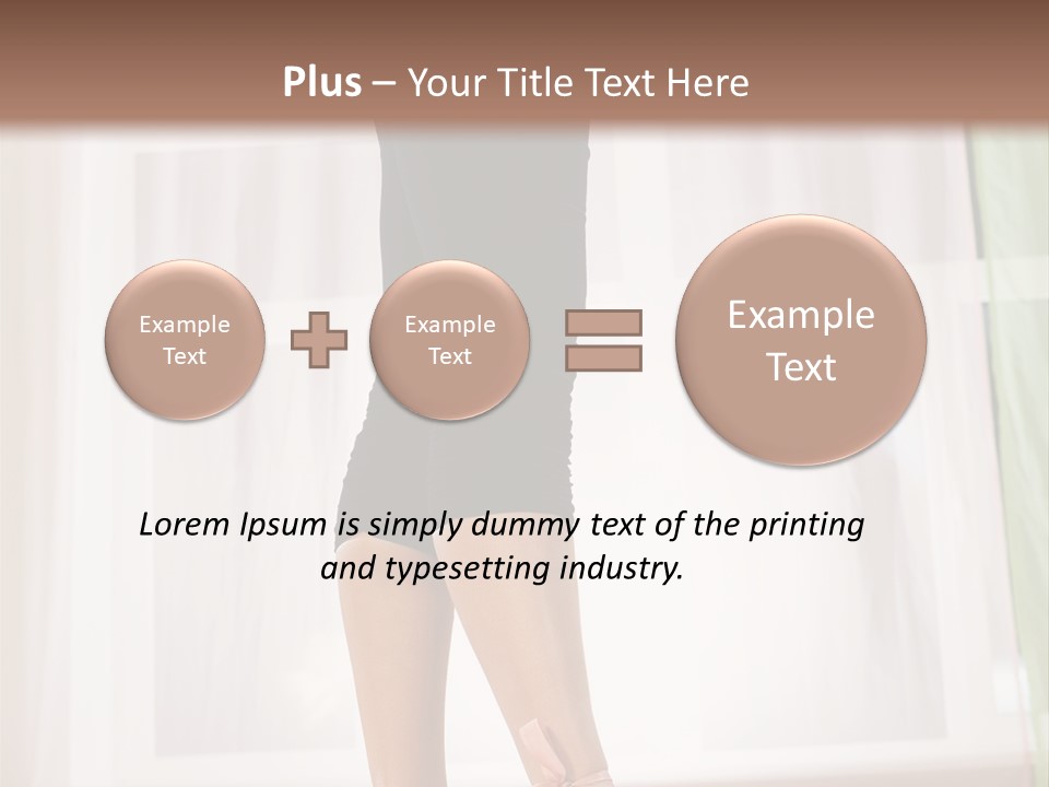 Floor Mom Dancer PowerPoint Template