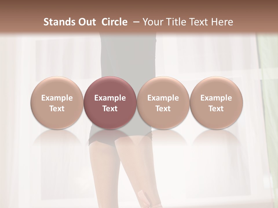 Floor Mom Dancer PowerPoint Template