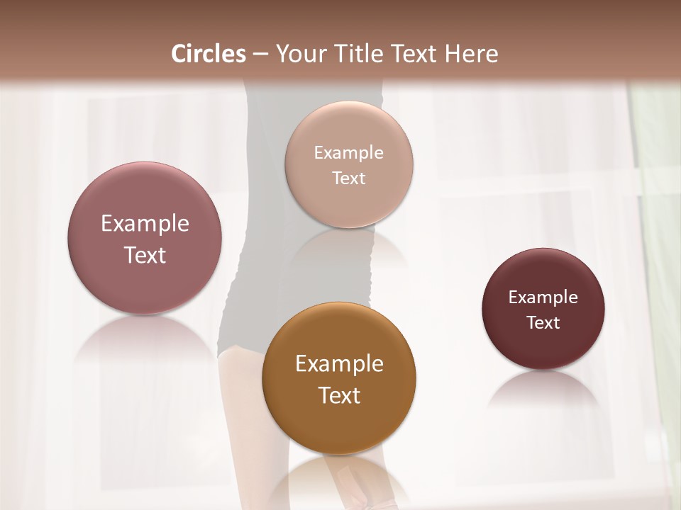 Floor Mom Dancer PowerPoint Template