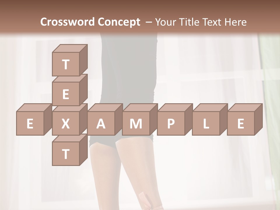 Floor Mom Dancer PowerPoint Template