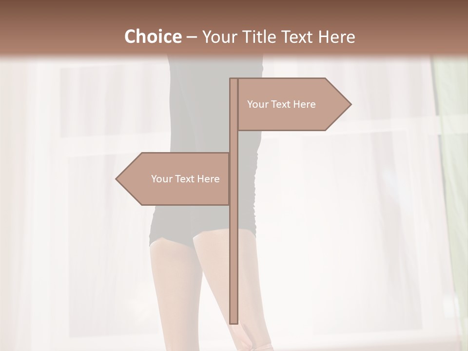 Floor Mom Dancer PowerPoint Template