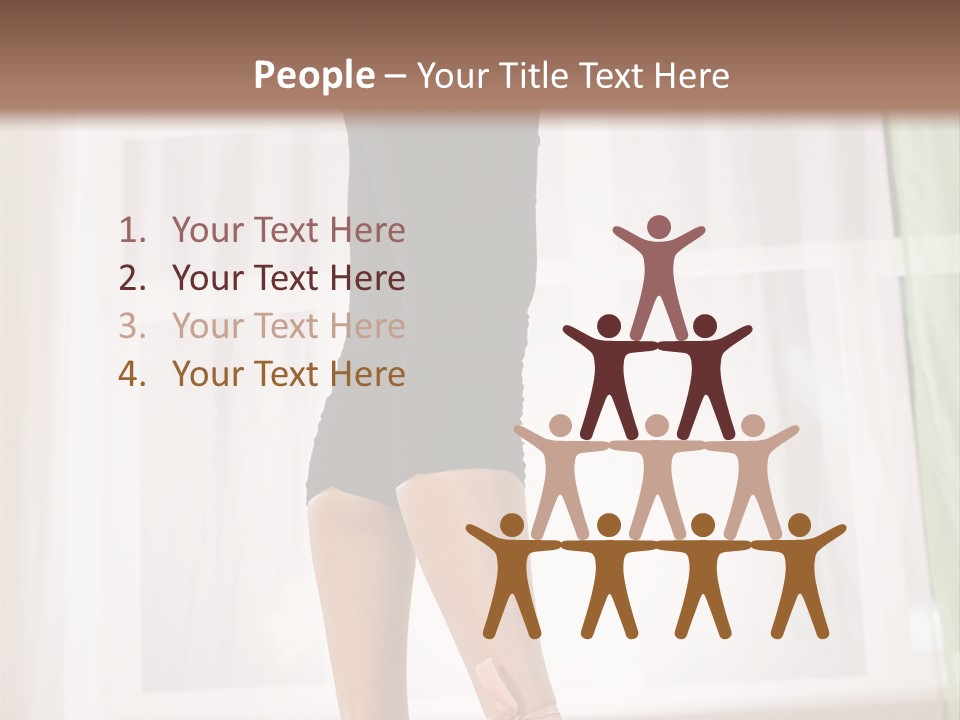 Floor Mom Dancer PowerPoint Template