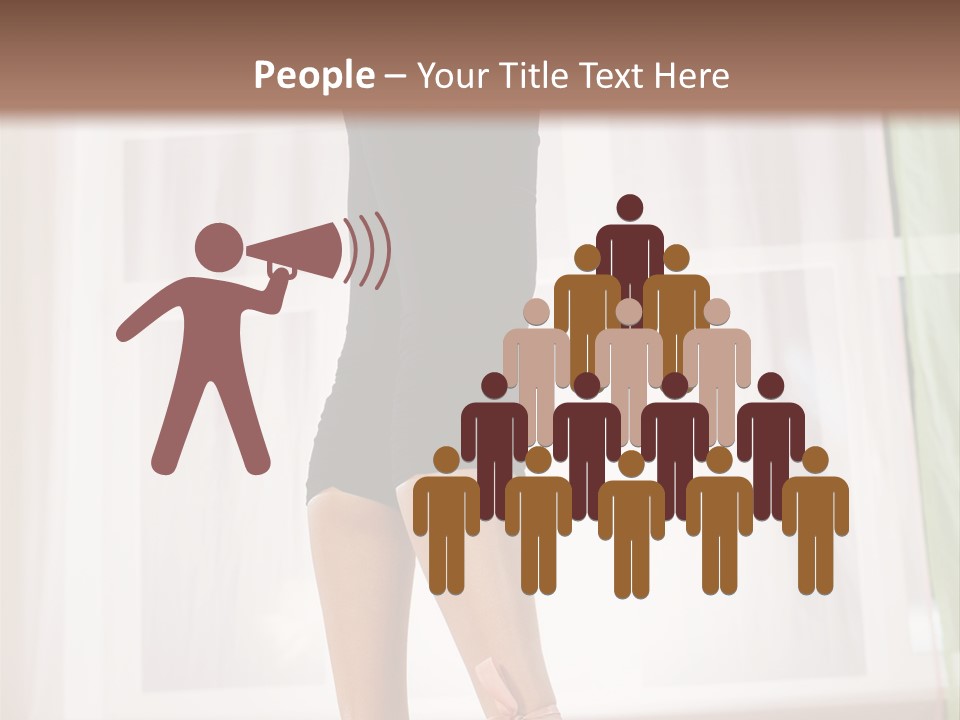 Floor Mom Dancer PowerPoint Template