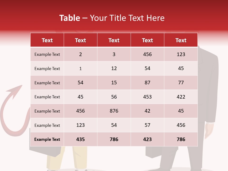 A Man In A Business Suit Talking To Another Man PowerPoint Template