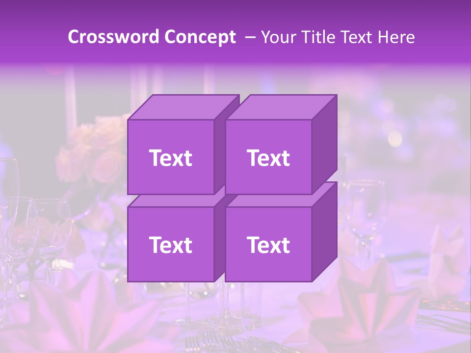 Crockery Dishes Celebrate PowerPoint Template