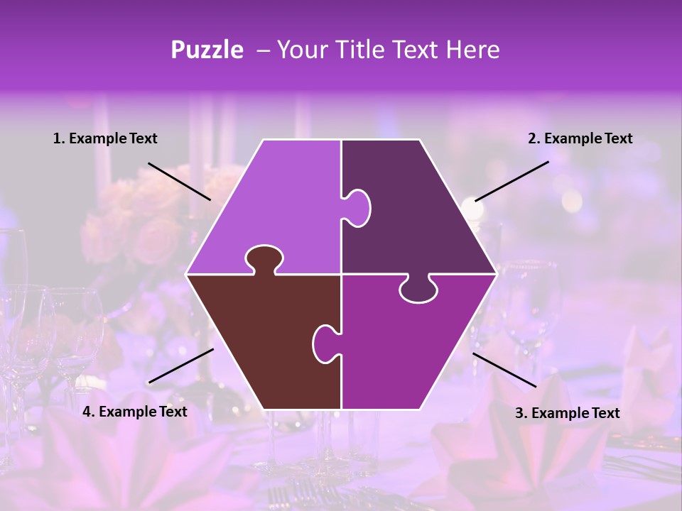 Crockery Dishes Celebrate PowerPoint Template