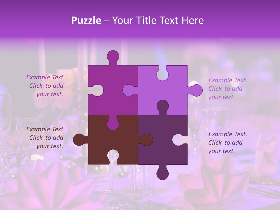 Crockery Dishes Celebrate PowerPoint Template