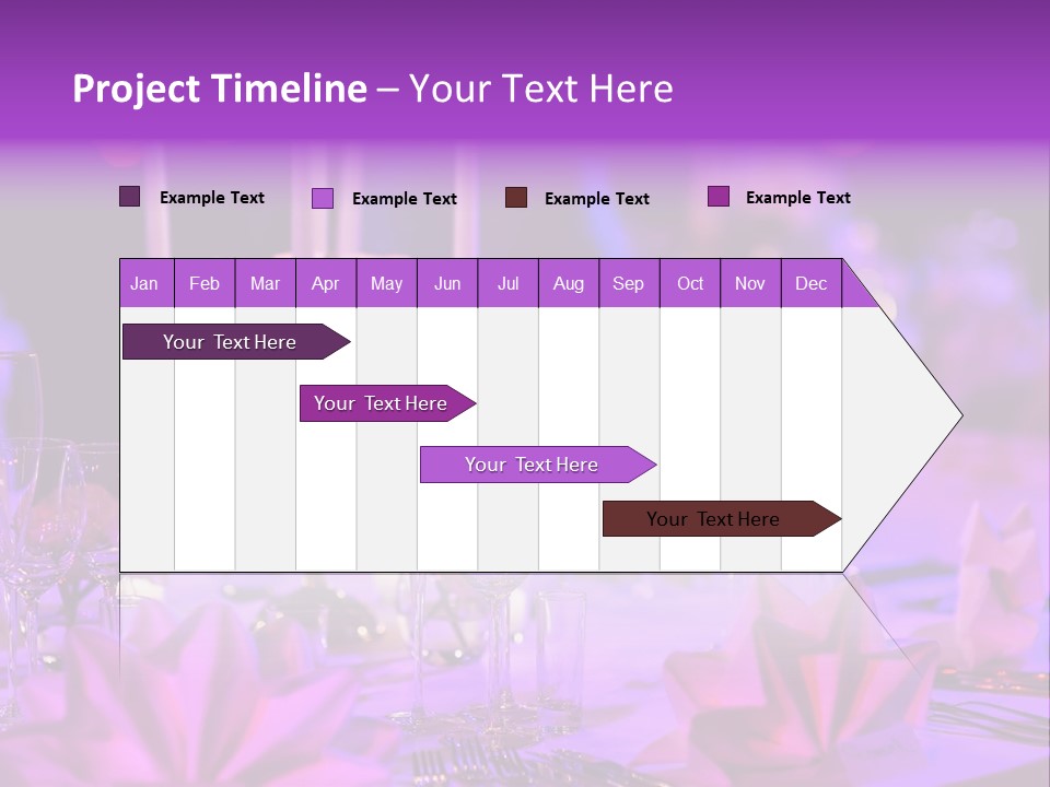 Crockery Dishes Celebrate PowerPoint Template
