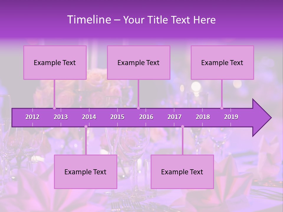 Crockery Dishes Celebrate PowerPoint Template