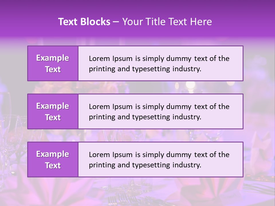Crockery Dishes Celebrate PowerPoint Template