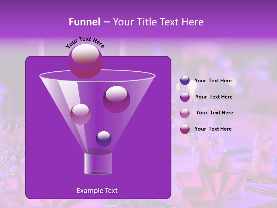 Crockery Dishes Celebrate PowerPoint Template