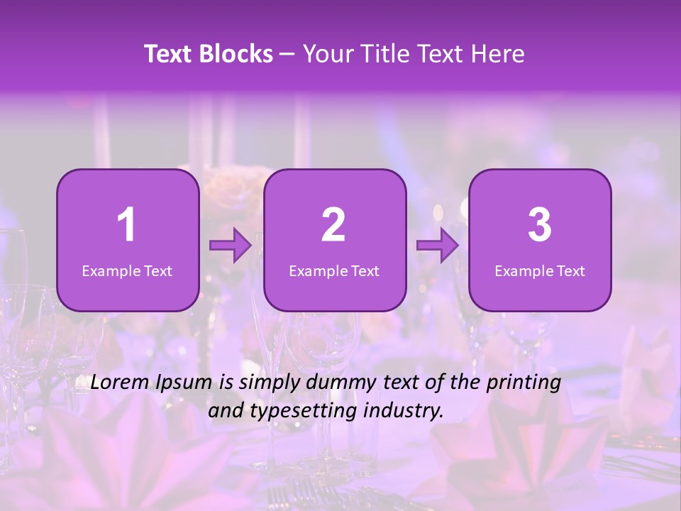 Crockery Dishes Celebrate PowerPoint Template