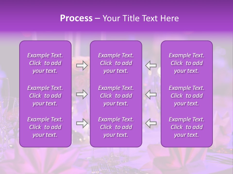 Crockery Dishes Celebrate PowerPoint Template