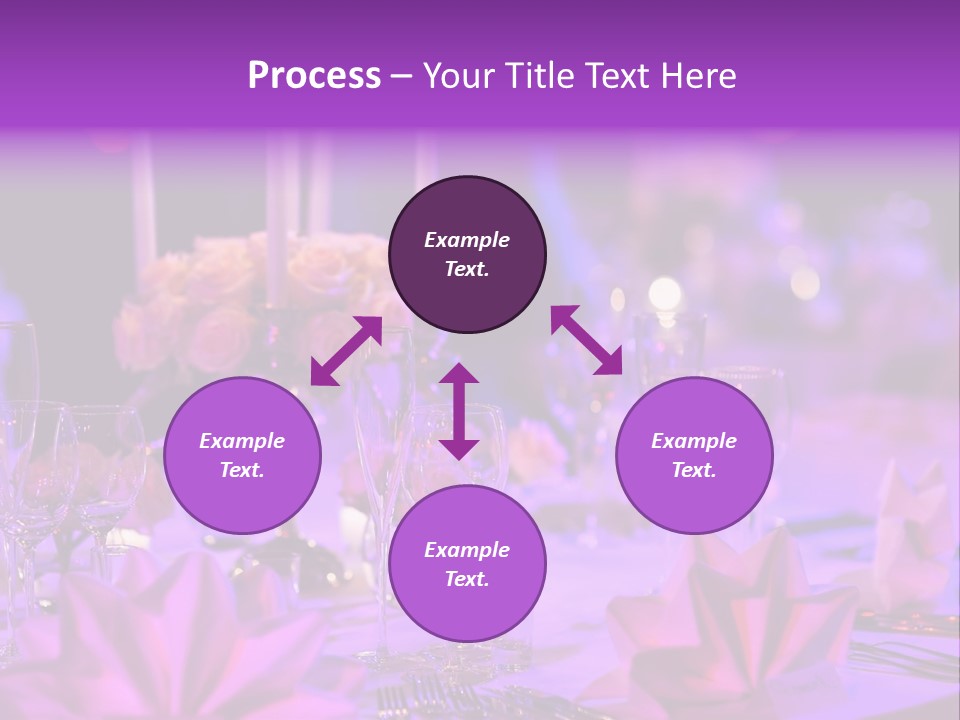 Crockery Dishes Celebrate PowerPoint Template