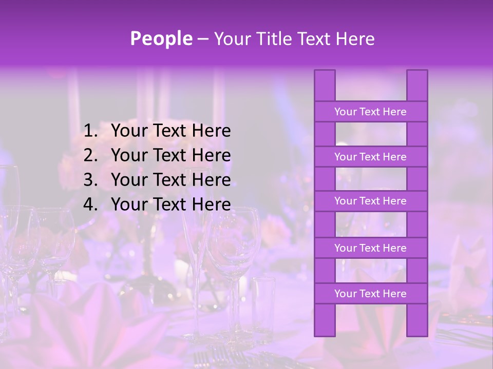 Crockery Dishes Celebrate PowerPoint Template