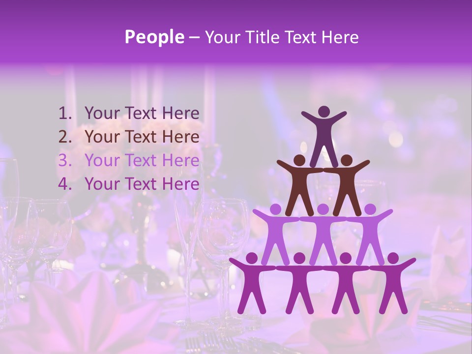 Crockery Dishes Celebrate PowerPoint Template