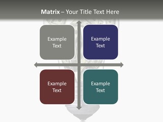 Economy Lightbulb White PowerPoint Template