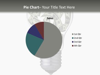 Economy Lightbulb White PowerPoint Template