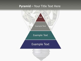 Economy Lightbulb White PowerPoint Template
