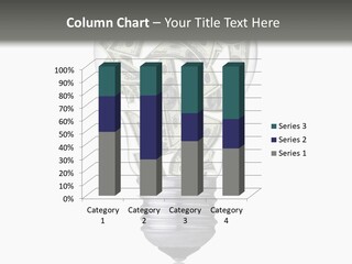 Economy Lightbulb White PowerPoint Template