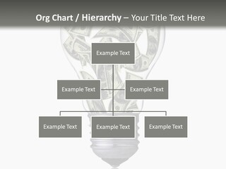 Economy Lightbulb White PowerPoint Template