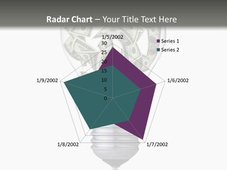 Economy Lightbulb White PowerPoint Template