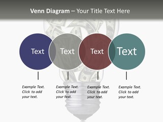 Economy Lightbulb White PowerPoint Template