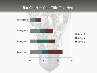 Economy Lightbulb White PowerPoint Template