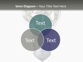 Economy Lightbulb White PowerPoint Template