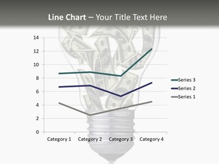 Economy Lightbulb White PowerPoint Template
