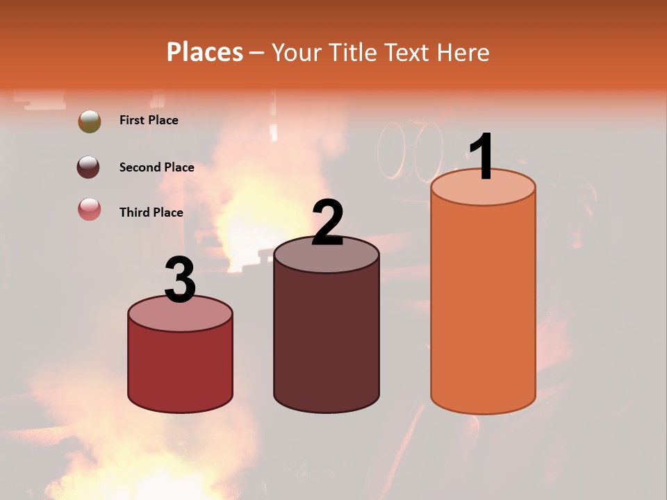 A Man Wearing A Hard Hat And Goggles In A Factory PowerPoint Template