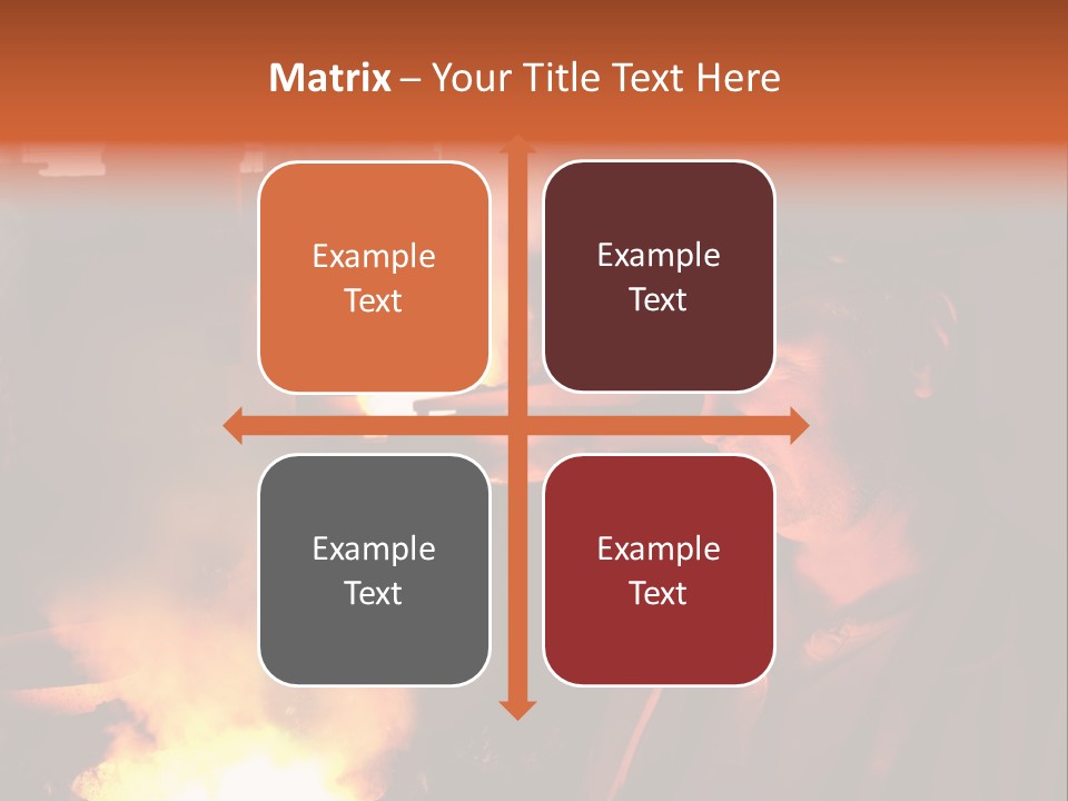 A Man Wearing A Hard Hat And Goggles In A Factory PowerPoint Template